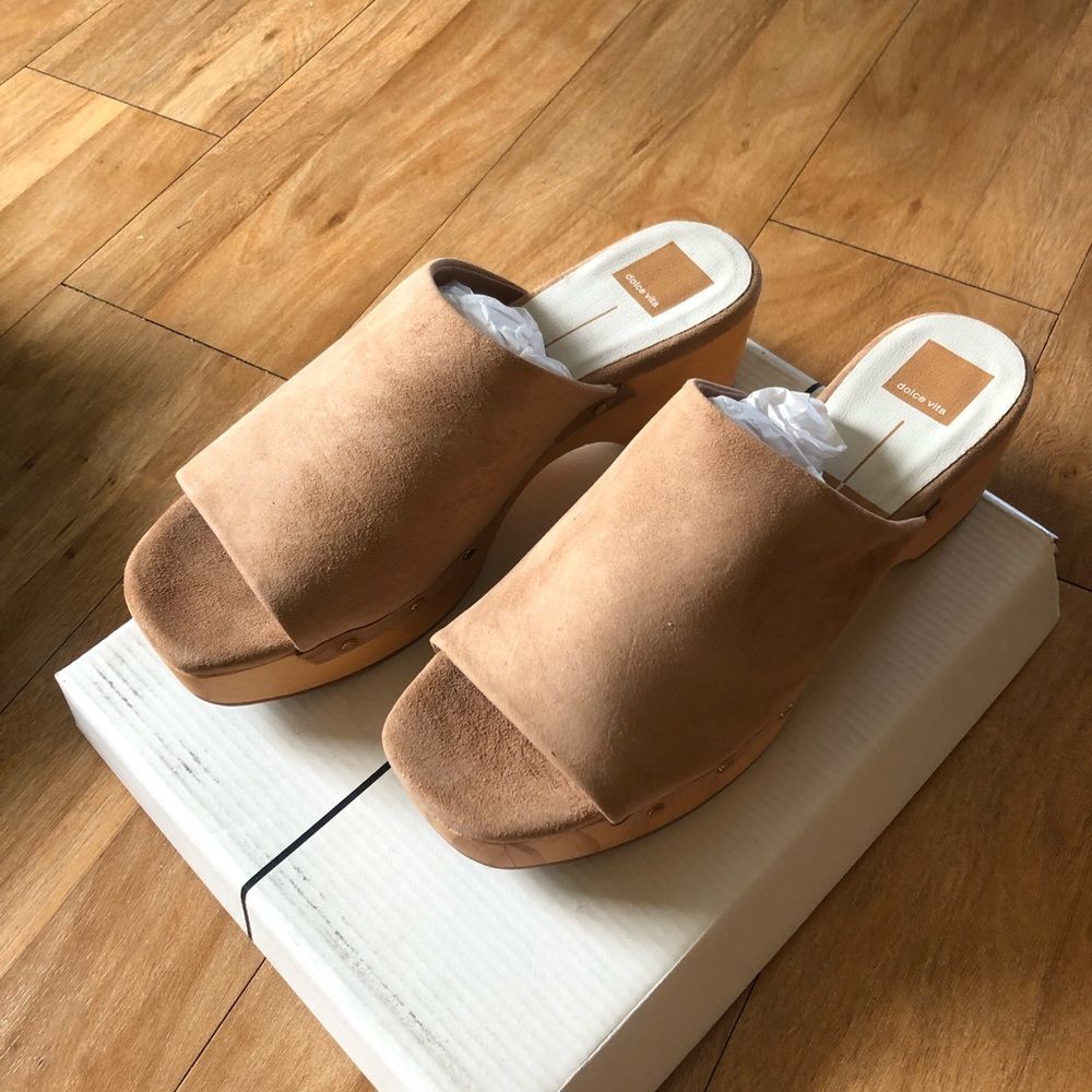 Dolce Vita Dorado Mule in Taupe (brand new, never worn!)